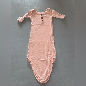 Caden Lane Blush Buttoned Kids Bodysuit